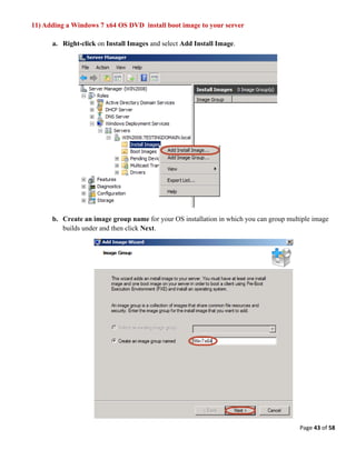 Windows Deployment Services Tutorial | PDF
