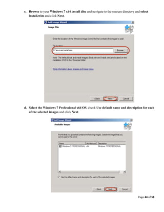 Windows Deployment Services Tutorial | PDF
