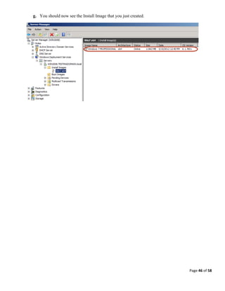 Windows Deployment Services Tutorial | PDF