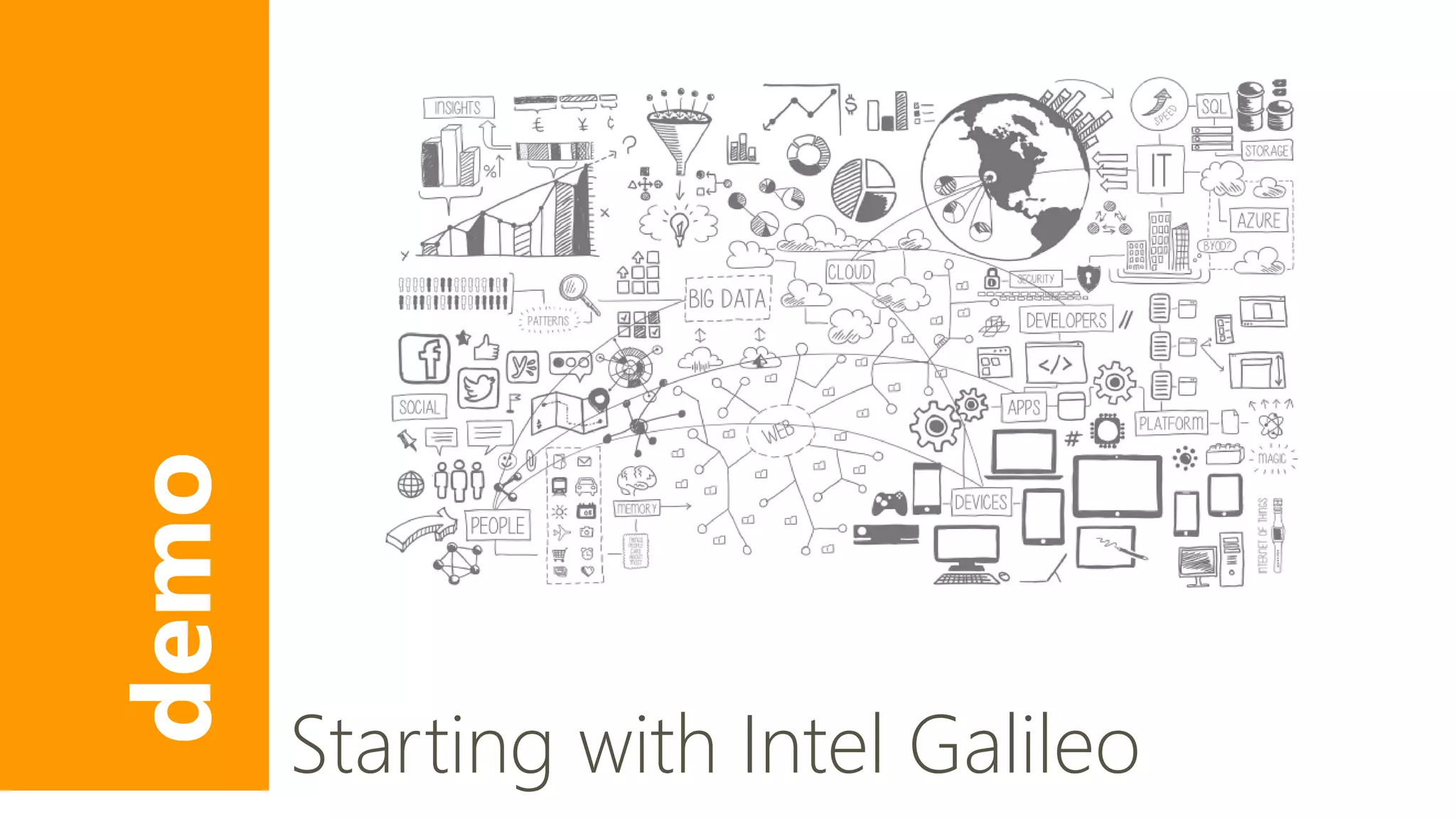 demo 
Starting with Intel Galileo 
 