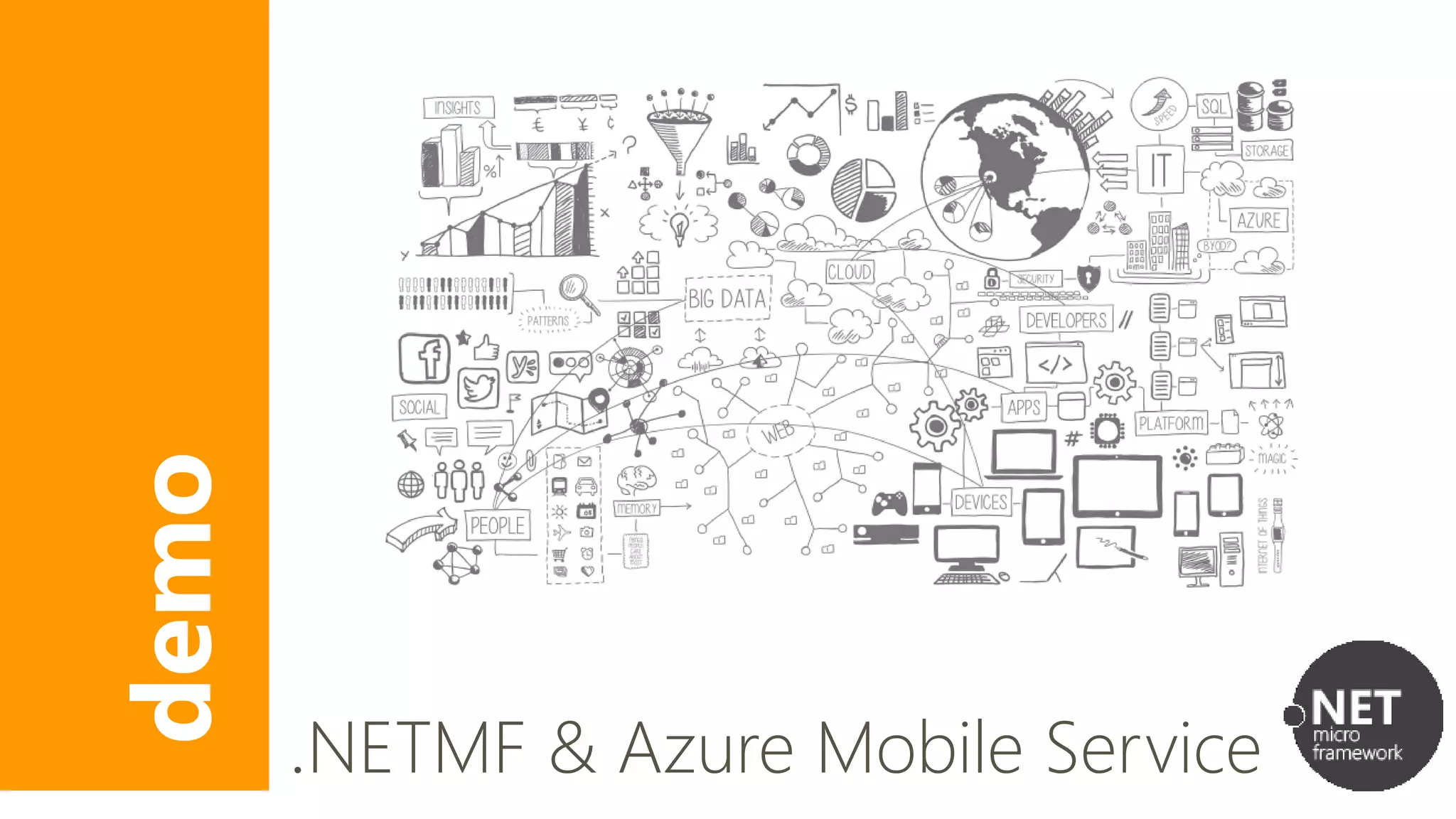 demo 
.NETMF & Azure Mobile Service 
 