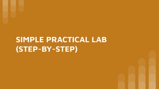 SIMPLE PRACTICAL LAB
(STEP-BY-STEP)
 