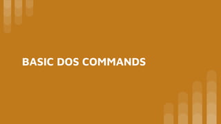 BASIC DOS COMMANDS
 