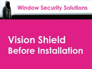 Window Security Solutions  