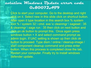 Windows Error Code 0x Af9