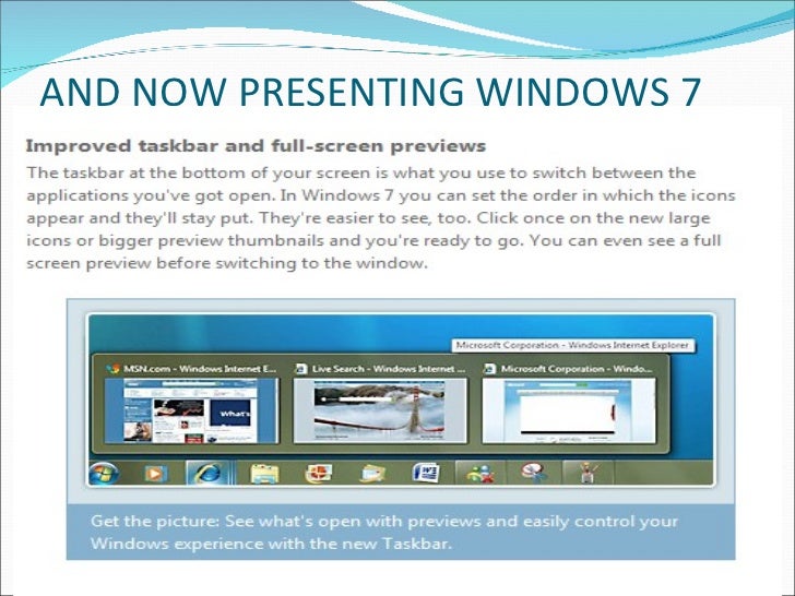 Windows Evolution Windows Evolution