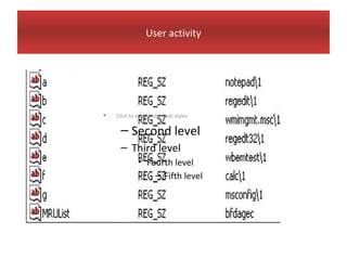 User activity




•   Click to edit Master text styles

     – Second level
     – Third level
             • Fourth level
                 – Fifth level
 