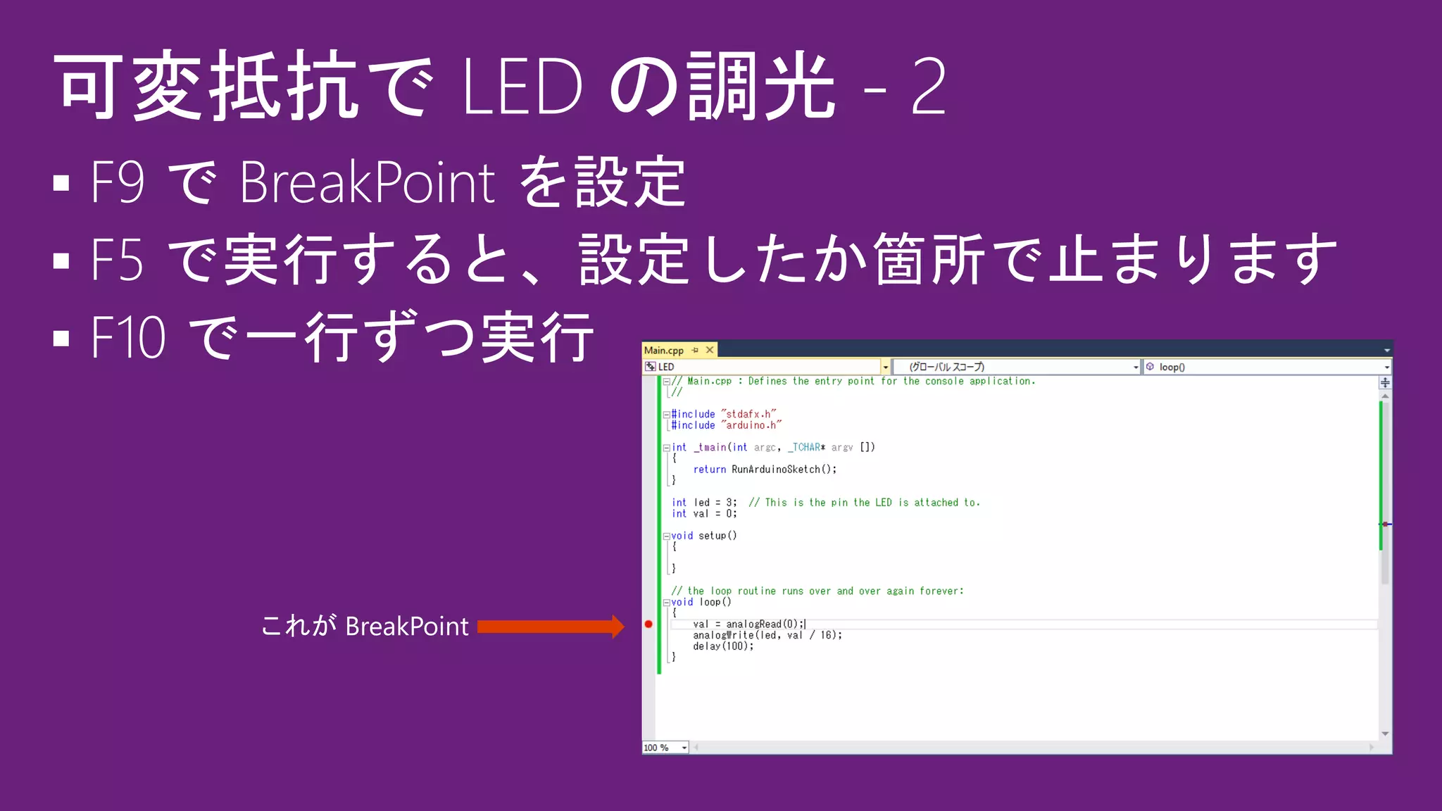 


これが BreakPoint
 