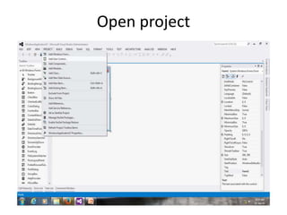 Open project
 