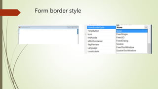 Form border style
 