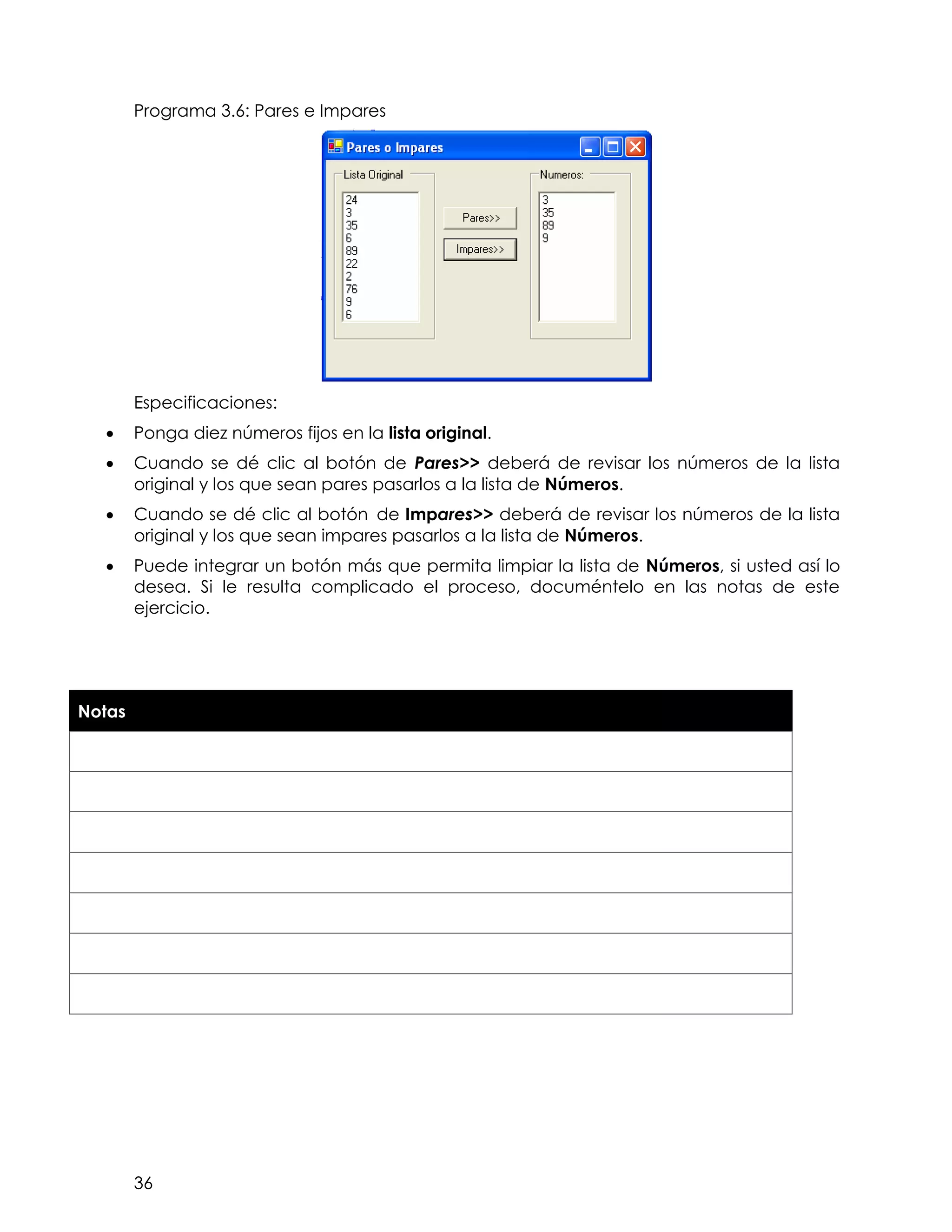 Windows forms c# visual basic .net ejercicios | PDF