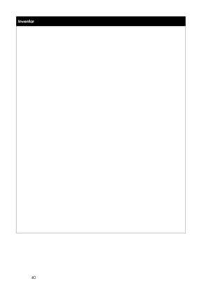 40
Inventar
 