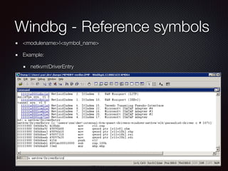 Windows guest debugging presentation from KVM Forum 2012 | PDF