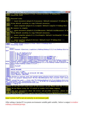 From Apache Hadoop 2.2.0 release hadoop officially supports for running Hadoop on Microsoft
Windows as well. But the bin distribution ofApache Hadoop 2.2.0 release does not contain some
windows native components (like winutils.exe, hadoop.dll etc). As a result, if we try to run Hadoop
in windows, we'll encounter ERROR util.Shell: Failed to locate the winutils binary in the hadoop
binary path.
To fix this follow the steps:
STEP 1:INSTALL TOOLS TO RUN HADOOP ON WINDOWS
Install cygwin and during installation search openssh and check openssh checkbox and install.
once sshd is started port 22 is open and can be used by hadoop namenode for communicating with
the hdfs.
 