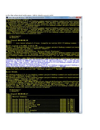 to fix this when tried with setenv /x86 it clearly says try x64
 