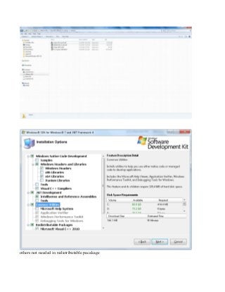 others not needed in redistributable pacakage
 