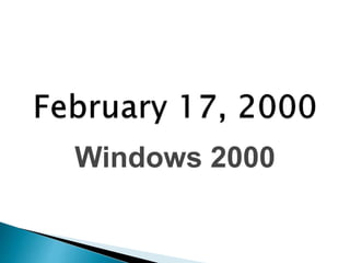 Windows 2000
 