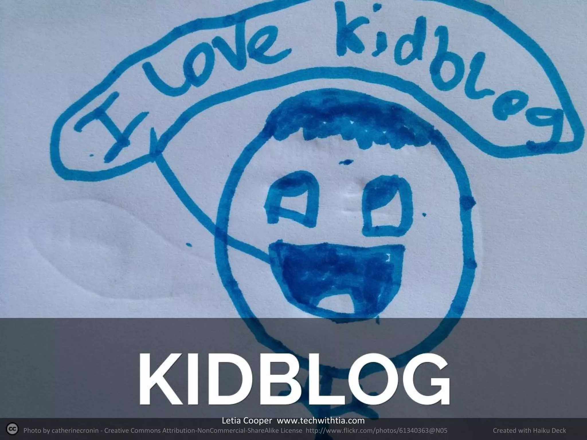 Letia Cooper www.techwithtia.com

Photo by catherinecronin - Creative Commons Attribution-NonCommercial-ShareAlike License http://www.flickr.com/photos/61340363@N05

Created with Haiku Deck

 