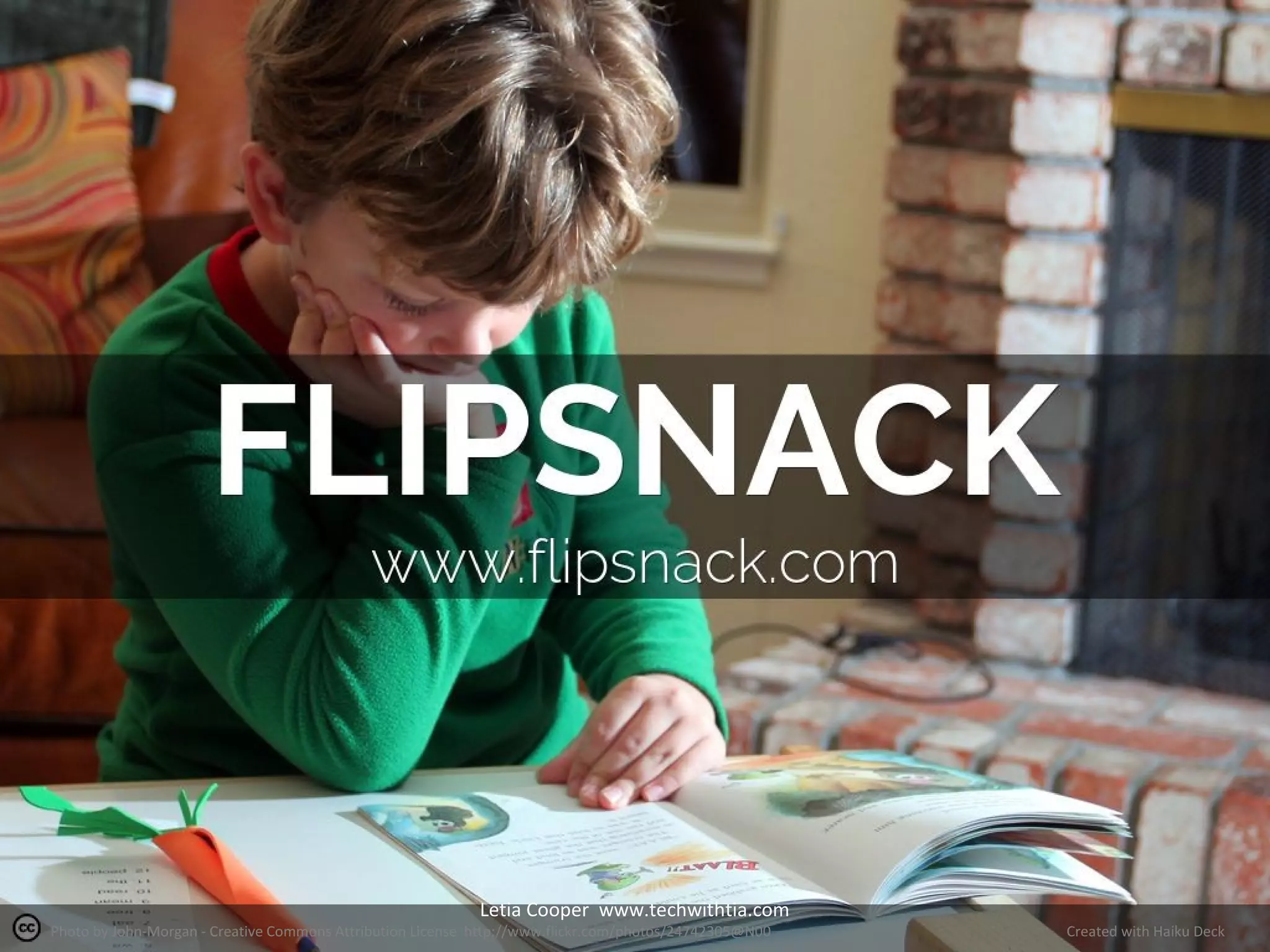 Letia Cooper www.techwithtia.com

Photo by John-Morgan - Creative Commons Attribution License http://www.flickr.com/photos/24742305@N00

Created with Haiku Deck

 