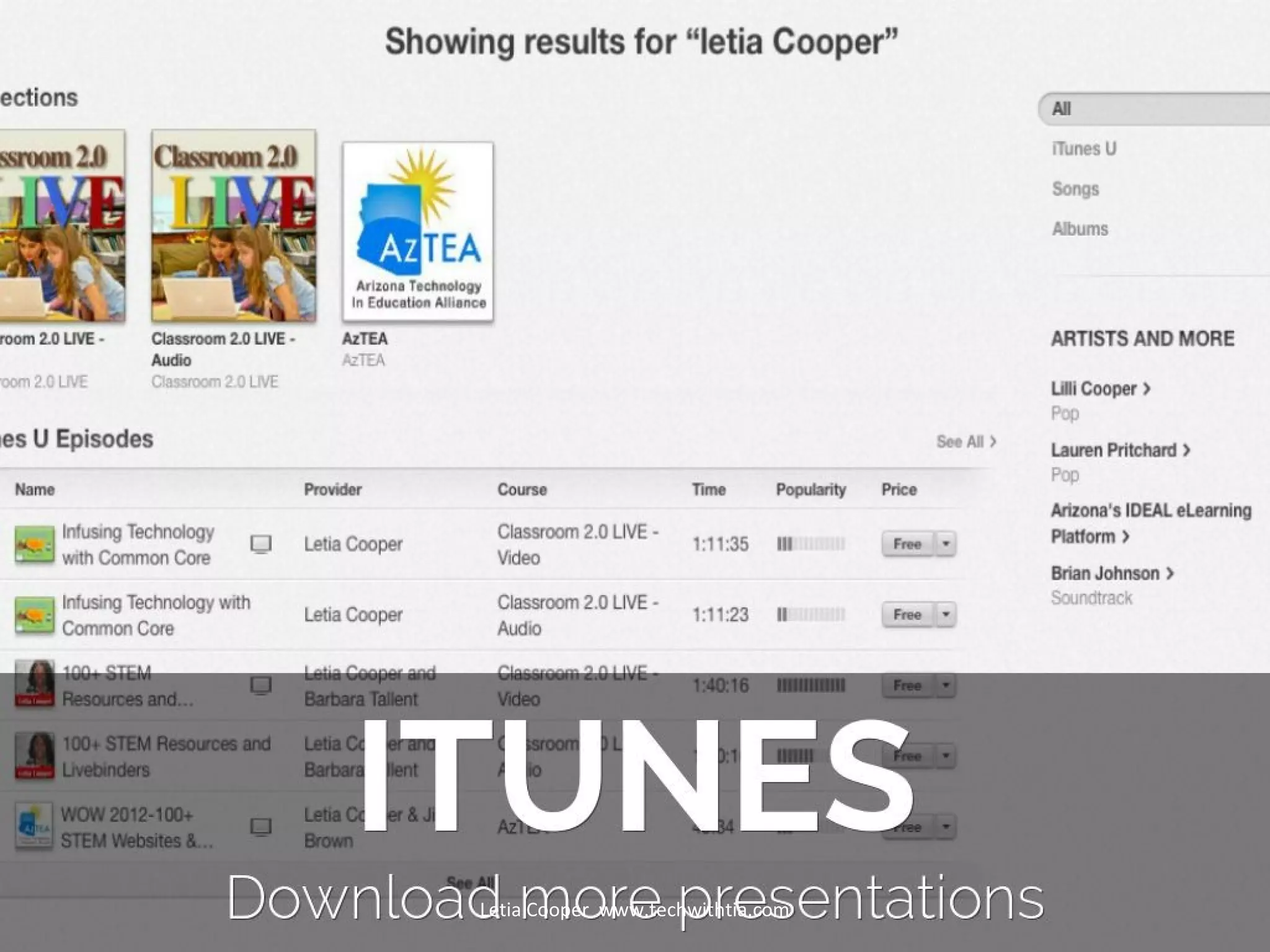 Letia Cooper www.techwithtia.com

 