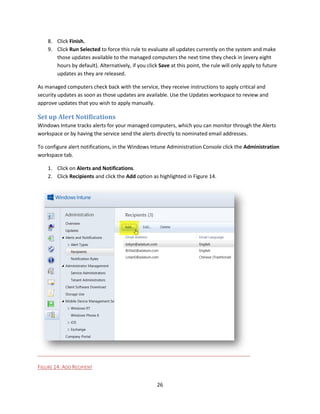 Microsoft Windows Intune getting started guide dec 2012 release | PDF