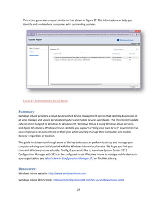 Microsoft Windows Intune getting started guide dec 2012 release | PDF
