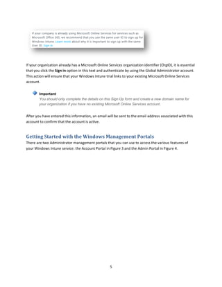 Microsoft Windows Intune getting started guide dec 2012 release | PDF