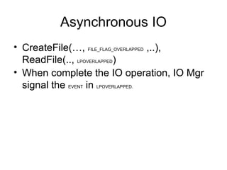 Windows kernel and memory io subsystem | PPT