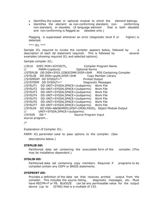 COBOL COMPILATION | PDF