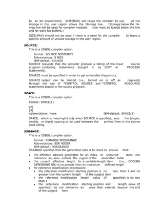 COBOL COMPILATION | PDF