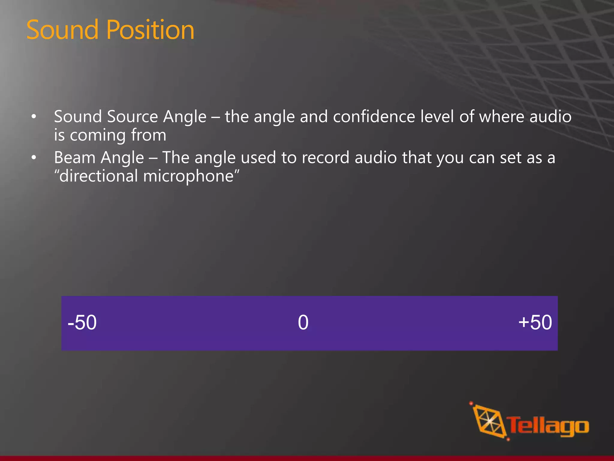 Sound Position


•

•




    -50          0   +50
 