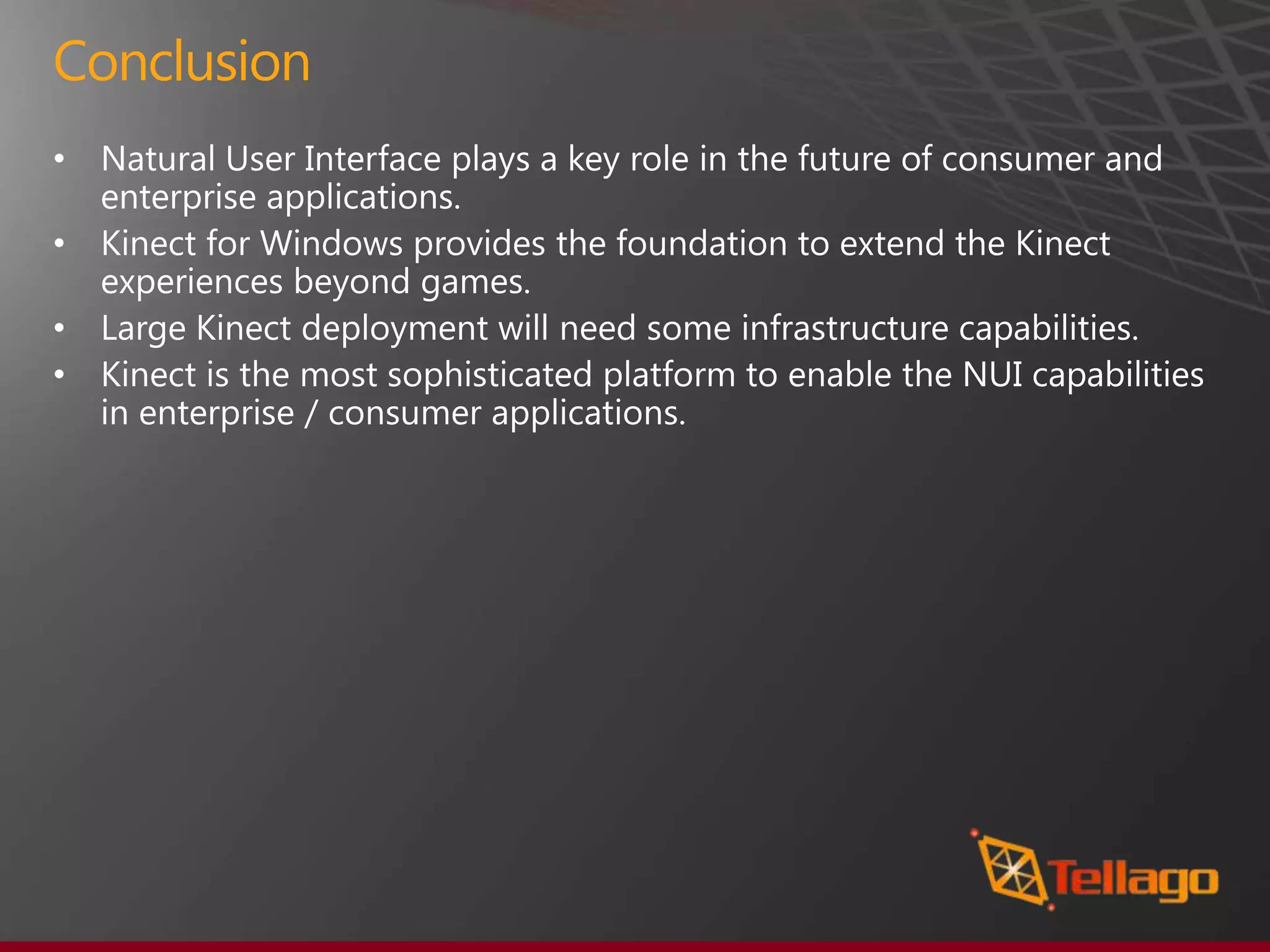 Conclusion
•

•

•
•
 