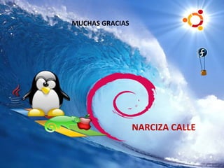 MUCHAS GRACIAS NARCIZA CALLE 