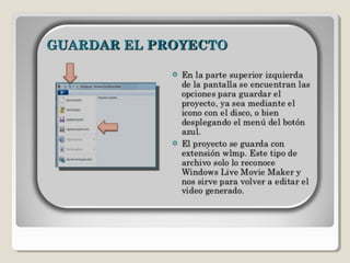 Windows live movie maker