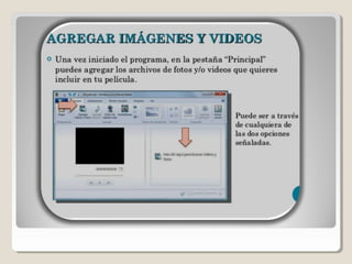 Windows live movie maker