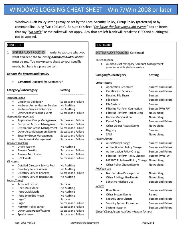 windows logging cheat sheet windows cmd commands cheat sheet