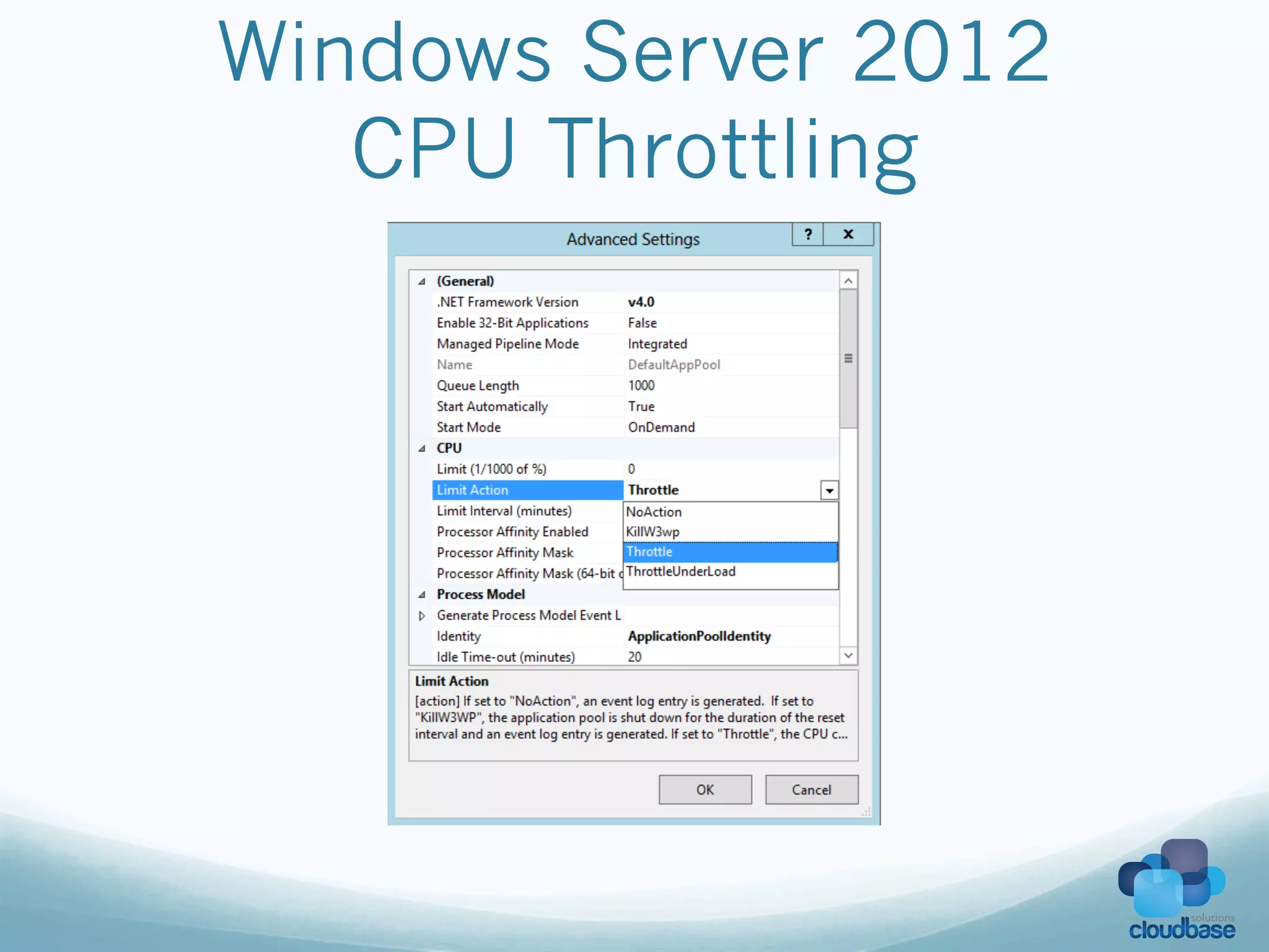Windows Server 2012
   CPU Throttling
 