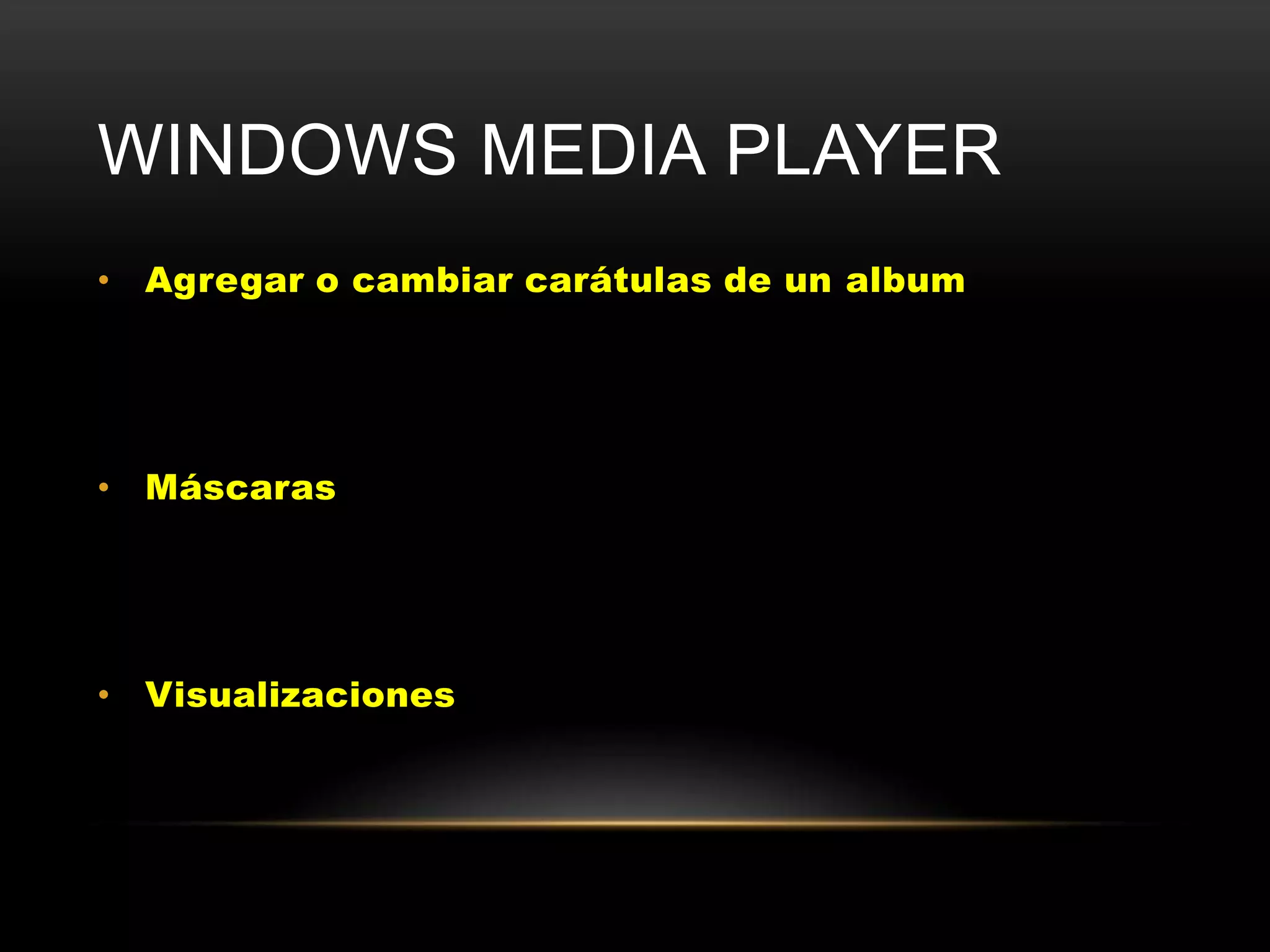 Windows media player