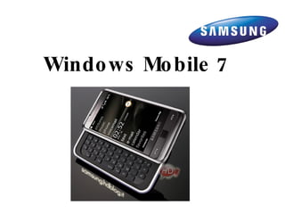 Windows Mobile 7 