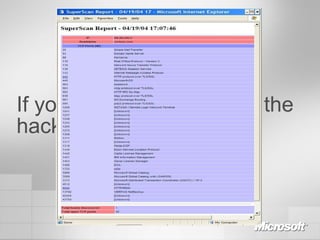 If you do this, here’s what the hackers see . . . 