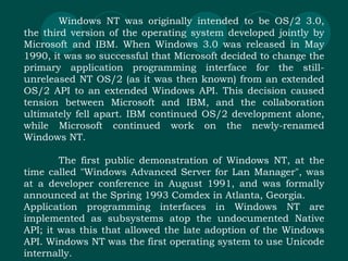 Windows Nt 3 | PPT