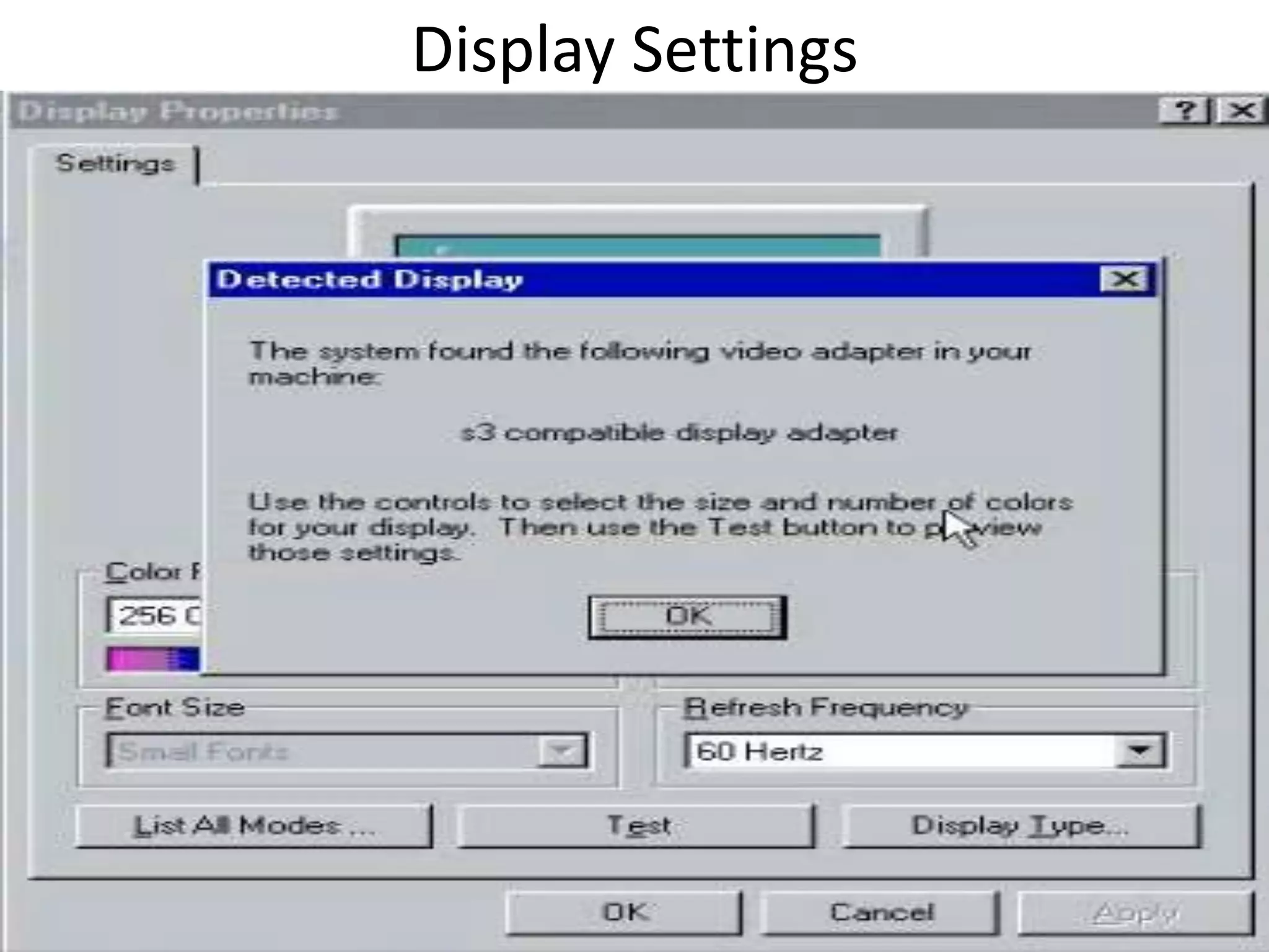 Display Settings