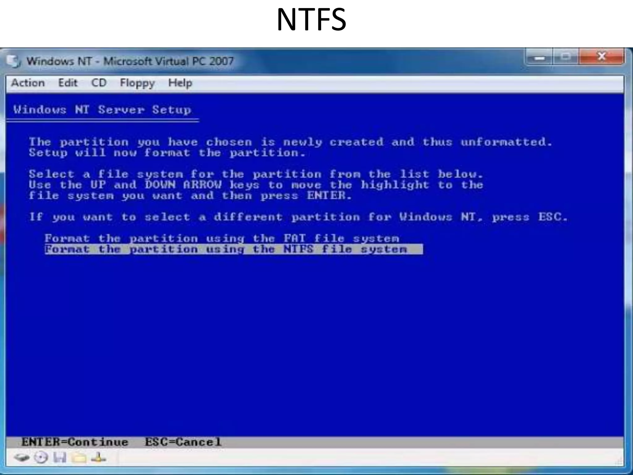 NTFS
