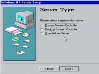 Windows nt istallation