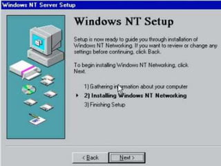 Windows nt istallation