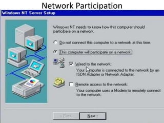 Network Participation
 