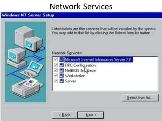 Network Services
 