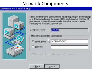 Network Components
 