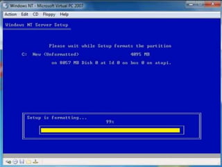 Windows nt istallation