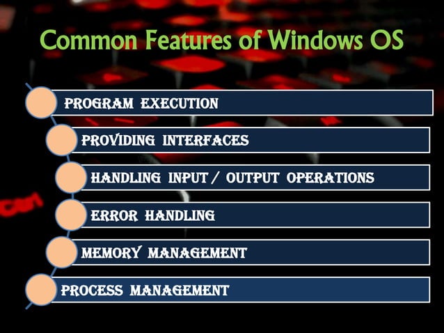 Windows operating system presentation | PPTX | Operating Systems ...
